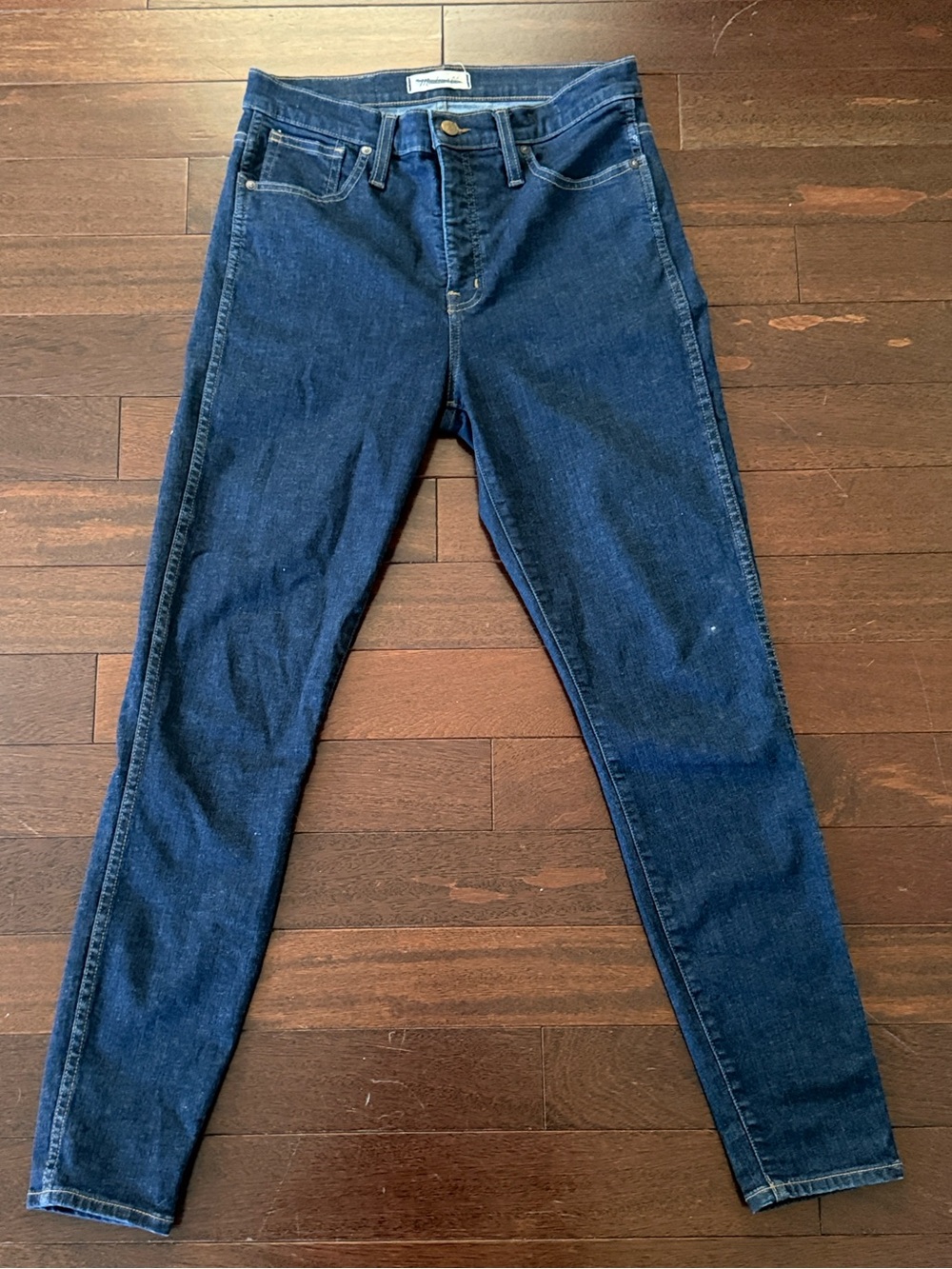 Madewell 10” High Rise Dark Wash Skinny Jeans 29
